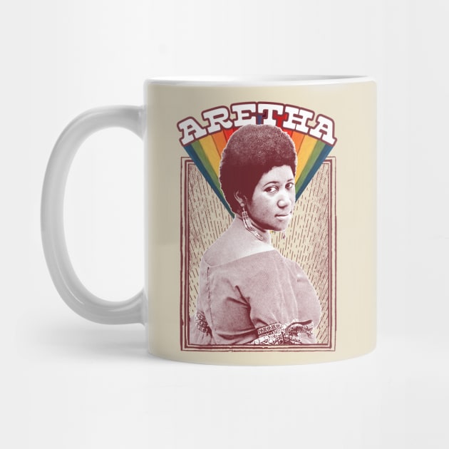 Aretha Franklin - Retro Soul Fan Design by DankFutura